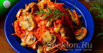 Маринованные шампиньоны по-корейски