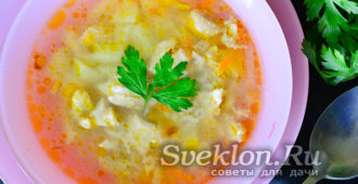 рассольник с рисом