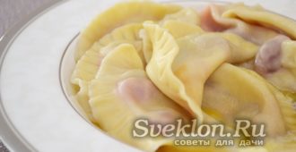 вареники с вишней на кефире
