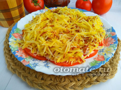 салат блондинка