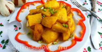 картофель в микроволновке