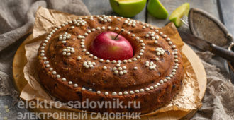 яблочный пирог на кефире