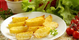 картошка по деревенски в духовке