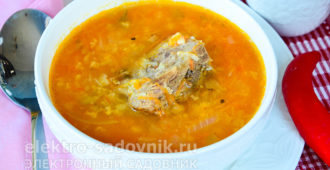 Капустняк с квашеной капустой и пшеном