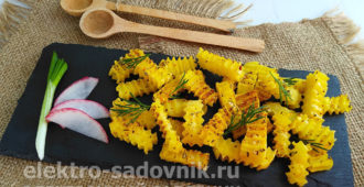 картофель фри в микроволновке