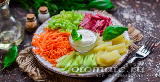 мясной салат "Торнадо"