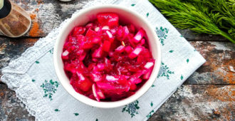вкусный салат из свеклы