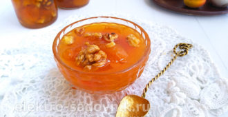 варенье из абрикосов с орехами