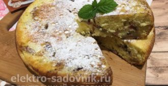 идеальная шарлотка без духовки