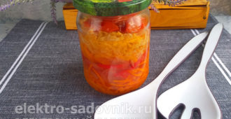 яркий ленивый салат на зиму