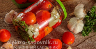 помидоры Пальчики оближешь на литровую банку
