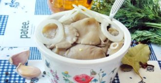 Вешенки соленые