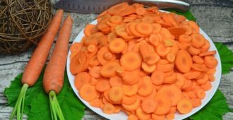 Заготовки из моркови